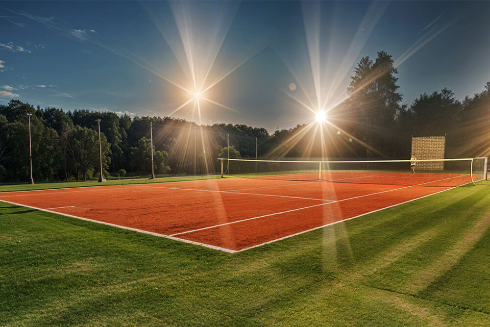 Żywki Tennis Camp &mdash; widok na teren